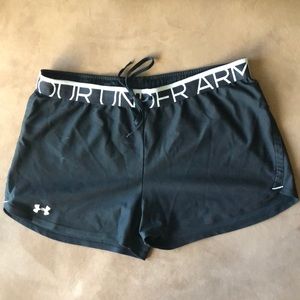 Black Under Armour Shorts.